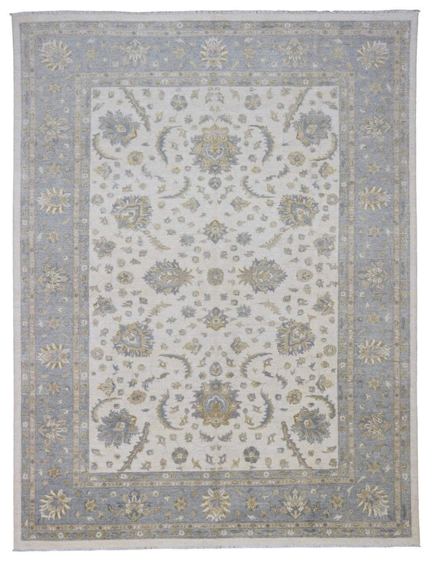 Pakistani Rug Hand Knotted Oriental Rug Very Fine Pakistan Peshawar Large Oriental Rug 9'X11'10