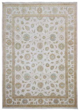Pakistani Rug Hand Knotted Oriental Rug Very Fine Pakistan Peshawar Large Oriental Rug 9'X12'3