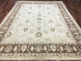 Pakistani Rug Hand Knotted Oriental Rug Very Fine Pakistan Peshawar Large Oriental Rug 9'X12'