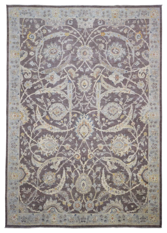 Pakistani Rug Hand Knotted Oriental Rug Very Fine Pakistan Peshawar Oriental Rug 10'X13'10