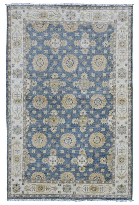 Pakistani Rug Hand Knotted Oriental Rug Very Fine Pakistan Peshawar Oriental Rug 4'X5'11