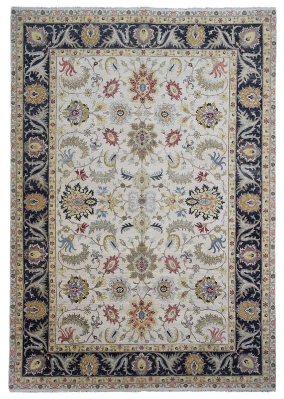 Pakistani Rug Hand Knotted Oriental Rug Very Fine Pakistan Peshawar Silk Area Rug 10'1x14'2