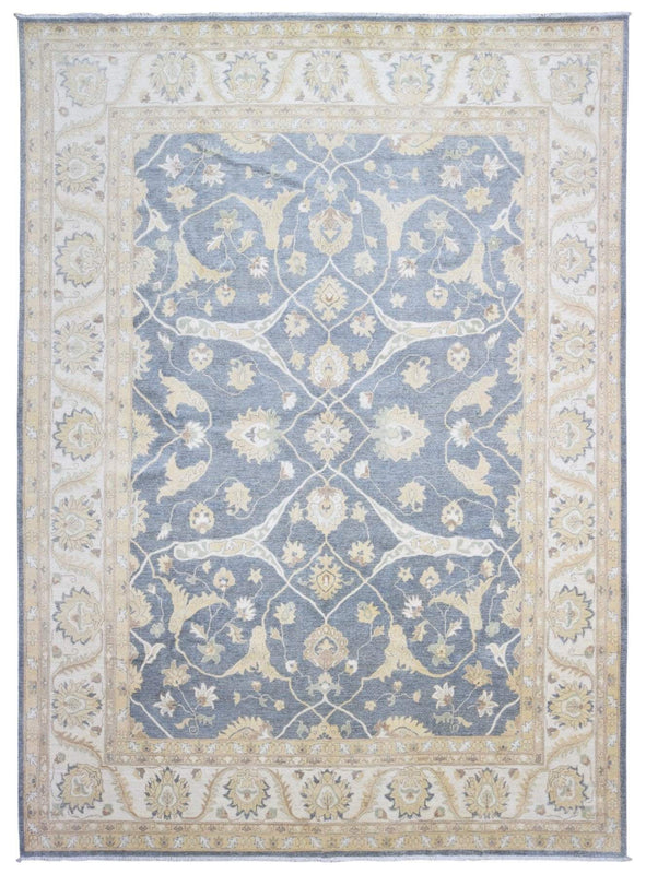 Pakistani Rug Hand Knotted Oriental Rug Very Fine Venetian Peshawar Area Rug 10'x13'7
