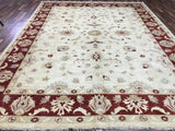 Pakistani Rug Hand Knotted Oriental Rug Very Fine Venetian Peshawar Oriental Rug 9'10 x 13'