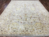 Pakistani Rug Hand Knotted Oriental Rug Very Fine Venetian Peshawar Oriental Rug 9'1x12'2