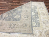 Pakistani Rug Hand Knotted Oriental Rug Very Fine Venetian Style Stone Washed Peshawar 7'9x9'8