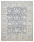 Pakistani Rug Hand Knotted Oriental Rug Very Fine Venetian Style Stone Washed Peshawar 7'9x9'8