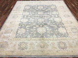 Pakistani Rug Hand Knotted Oriental Rug Very Fine Venetian Style Stone Washed Peshawar 7'9x9'8