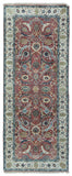 Persian Rug Hand Knotted Oriental Rug 3'x8' Very Fine Persian Silk Tabriz Runner Rug