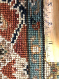 Persian Rug Hand Knotted Oriental Rug 3'x8' Very Fine Persian Silk Tabriz Runner Rug