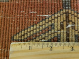 Persian Rug Hand Knotted Oriental Rug Antique Persian Hamadan Runner 3'10 x 9'10