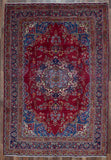 Persian Rug Hand Knotted Oriental Rug Antique Persian Kashan Rug 6'5x9'5