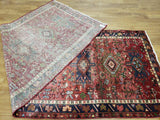 Persian Rug Hand Knotted Oriental Rug Fine Heriz Persian Runner 3'7 x 9'5