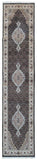 Persian Rug Hand Knotted Oriental Rug Fine Oriental Tabriz with Silk Runner Rug 2'10x13'6