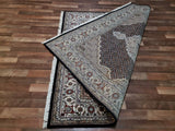 Persian Rug Hand Knotted Oriental Rug Fine Persian Silk Mahi Tabriz Area Rug 6'6x6'6