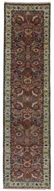 Persian Rug Hand Knotted Oriental Rug Fine Persian Silk Tabriz Runner Rug 2'8x11'9