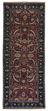 Persian Rug Hand Knotted Oriental Rug Fine Persian Tabriz Runner 3'2x7'10