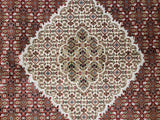 Persian Rug Hand Knotted Oriental Rug Fine Round Silk Tabriz Area Rug 6'8x6'8