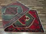 Persian Rug Hand Knotted Oriental Rug Fine Semi-Antique Persian Hamadan Oriental Runner 3'10X9'8