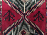 Persian Rug Hand Knotted Oriental Rug Fine Semi-Antique Persian Hamadan Oriental Runner 3'10X9'8