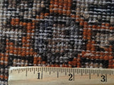 Persian Rug Hand Knotted Oriental Rug Fine Semi-Antique Persian Heriz Oriental Runner 3'8X11'3