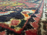 Persian Rug Hand Knotted Oriental Rug Fine Semi-Antique Persian Heriz Oriental Runner 3'8X11'3