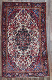 Persian Rug Hand Knotted Oriental Rug Kilim Hamadan Semi-Antique Persian Area Rug 4'11x8'6