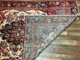 Persian Rug Hand Knotted Oriental Rug Kilim Hamadan Semi-Antique Persian Area Rug 4'11x8'6