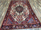 Persian Rug Hand Knotted Oriental Rug Kilim Hamadan Semi-Antique Persian Area Rug 4'11x8'6