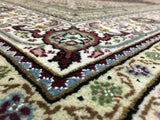 Persian Rug Hand Knotted Oriental Rug Large Fine Silk Mahi Tabriz Oriental Area Rug 8'1x10'1