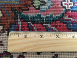 Persian Rug Hand Knotted Oriental Rug Large Semi-Antique Persian Kashan Rug 9'6 x 13'2