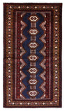 Persian Rug Hand Knotted Oriental Rug Semi Antique Estate Persian Hamadan Rug 3'2 x 5'10