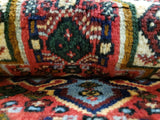 Persian Rug Hand Knotted Oriental Rug Semi Antique Fine Estate Persian Hamadan Rug 4'1 x 4'7