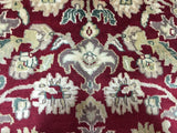 Persian Rug Hand Knotted Oriental Rug Semi-Antique Fine Oriental Sarouk Area Rug 8'1 x 10'3