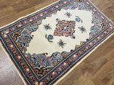 Persian Rug Hand Knotted Oriental Rug Semi-Antique Fine Persian Estate Hamadan Area Rug 2'7 x 4'2