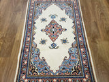 Persian Rug Hand Knotted Oriental Rug Semi-Antique Fine Persian Estate Hamadan Area Rug 2'7 x 4'2