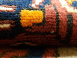 Persian Rug Hand Knotted Oriental Rug Semi-Antique Fine Persian Hamadan Runner 3'3 x 10'4