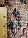 Persian Rug Hand Knotted Oriental Rug Semi-Antique Fine Persian Hamadan Runner 3'6X9'9