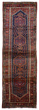 Semi-Antique Fine Persian Hamadan Runner 3'7X12'10