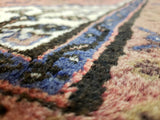 Persian Rug Hand Knotted Oriental Rug Semi-Antique Fine Persian Hamadan Runner 3'8X10'3