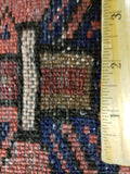 Persian Rug Hand Knotted Oriental Rug Semi-Antique Fine Persian Hamadan Runner 3'9x12'10