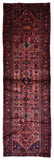 Persian Rug Hand Knotted Oriental Rug Semi-Antique Fine Persian Hamadan Runner 3'9x12'10