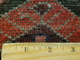 Persian Rug Hand Knotted Oriental Rug Semi-Antique Fine Persian Hamadan Runner 3'9X9'8