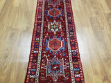 Persian Rug Hand Knotted Oriental Rug Semi-Antique Persian Baluch Rug 2' x 5'6
