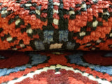 Persian Rug Hand Knotted Oriental Rug Semi-Antique Persian Baluch Rug 2' x 5'6