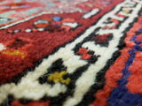 Persian Rug Hand Knotted Oriental Rug Semi-Antique Persian Baluch Rug 2' x 5'6