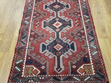 Persian Rug Hand Knotted Oriental Rug Semi Antique Persian Baluch Rug 3'3X4'10