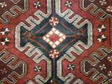 Persian Rug Hand Knotted Oriental Rug Semi Antique Persian Baluch Rug 3'3X4'10