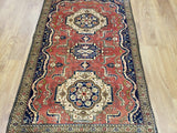 Persian Rug Hand Knotted Oriental Rug Semi Antique Persian Baluch Rug 3'3X4'11