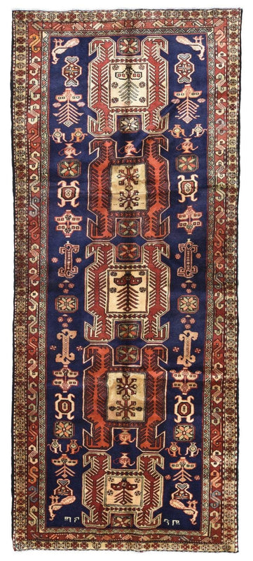 Persian Rug Hand Knotted Oriental Rug Semi Antique Persian Baluch Rug 6'9 X 10'2